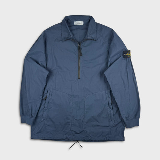 Stone Island Oversized Navy 1/4 Zip Smock Jacket L