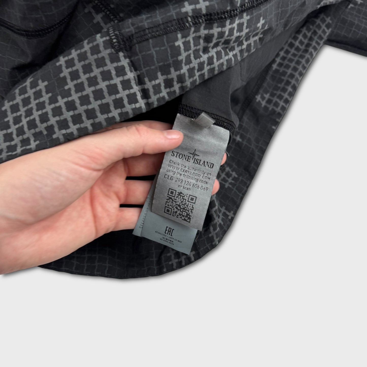 Stone Island Grid Camouflage Field Jacket M