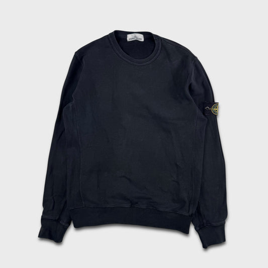Stone Island Black Crewneck Sweatshirt M