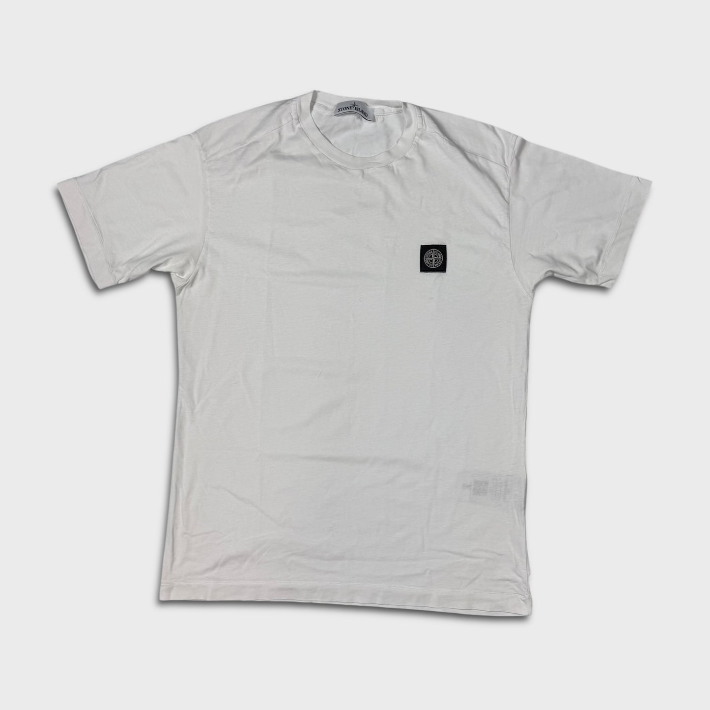 Stone Island White Compass T-Shirt L