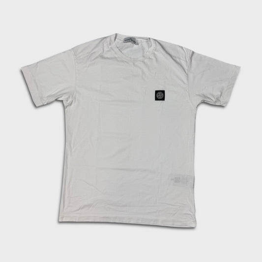 Stone Island White Compass T-Shirt L