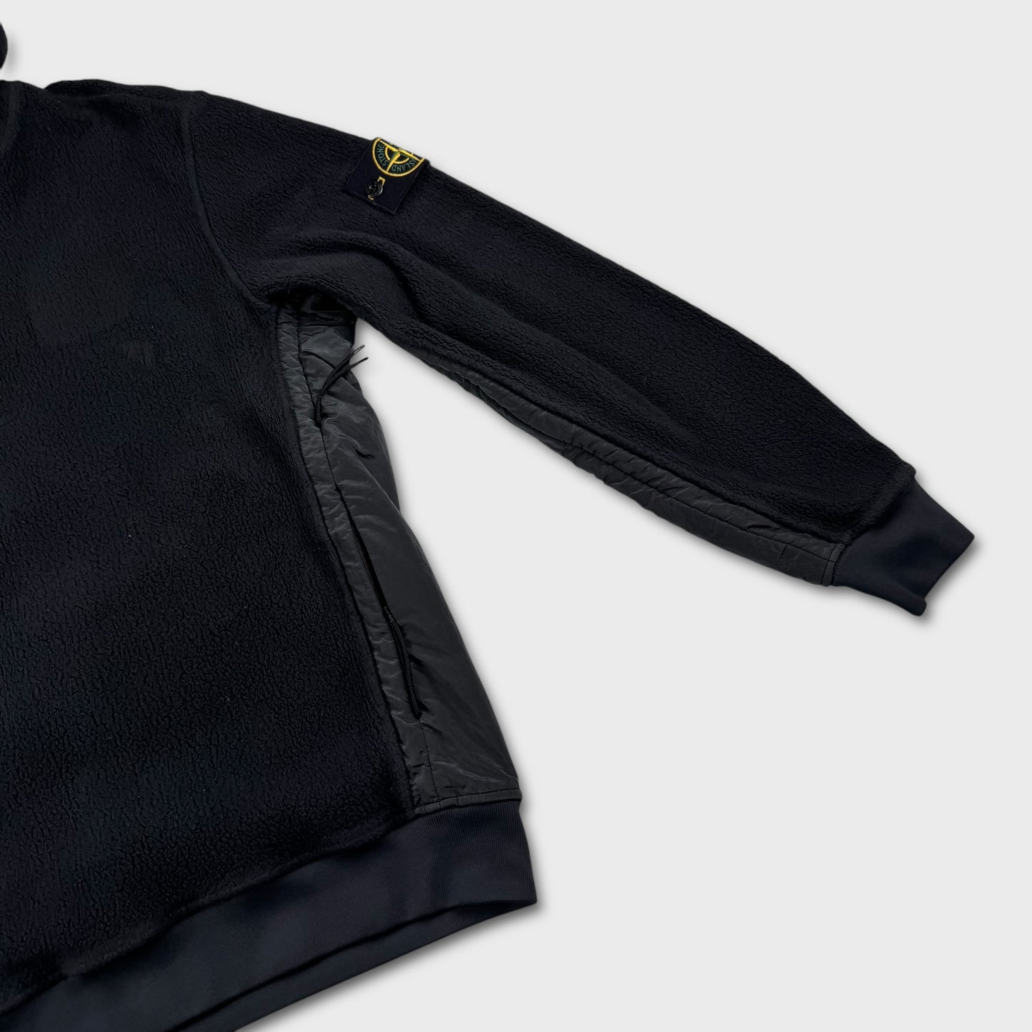 Stone Island Fleece & Nylon Metal Hoodie XL