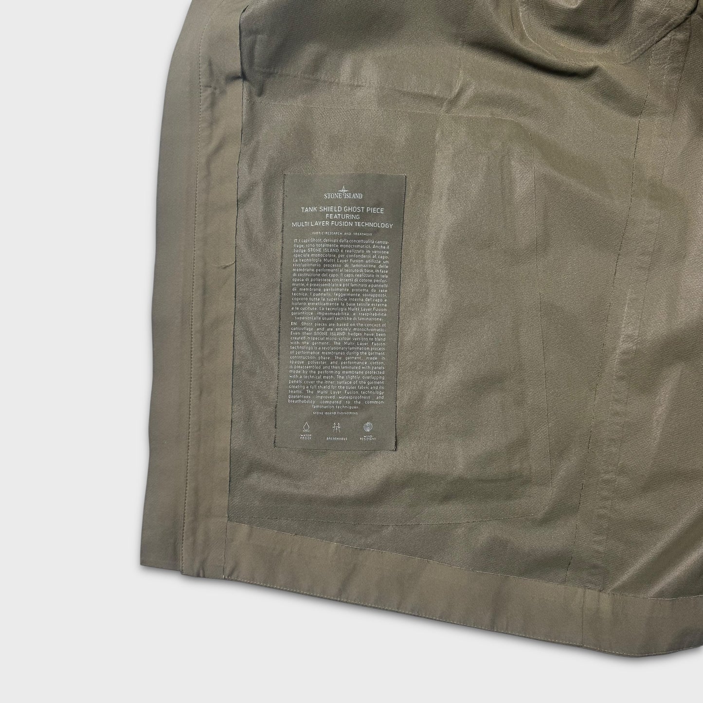 Stone Island Ghost Tank Shield Multilayer Fusion Jacket L