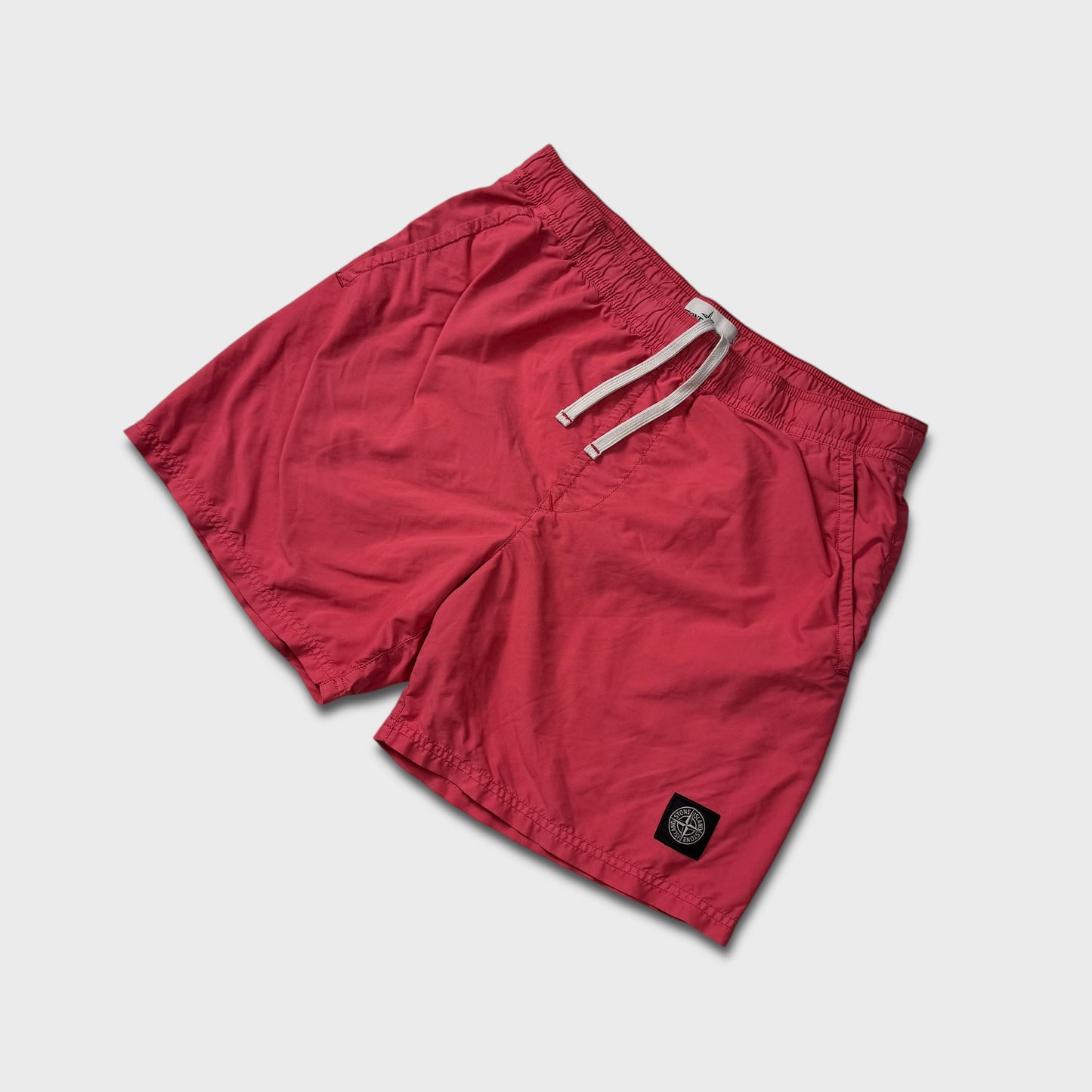 Stone Island Pink Coral Swim Shorts L