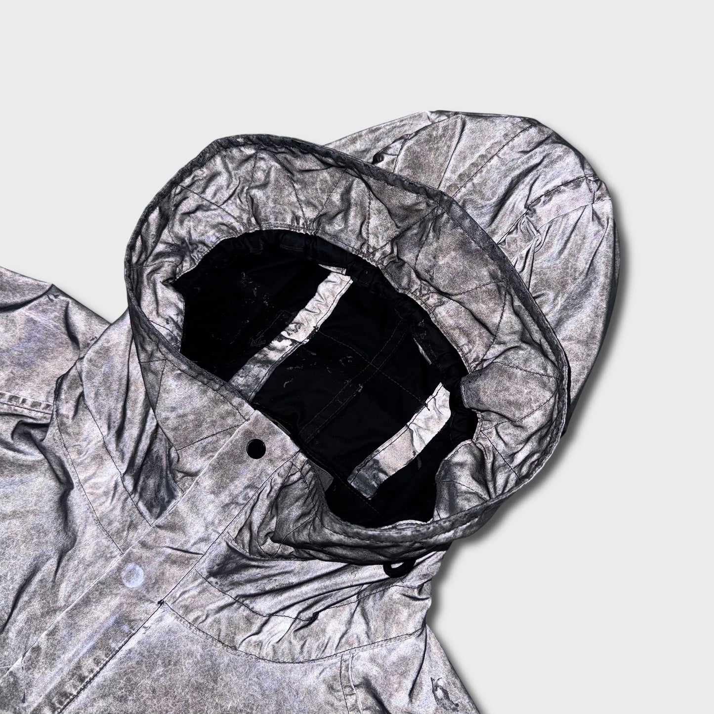 Stone Island Plated Reflective Special Process Parka Jacket XXL