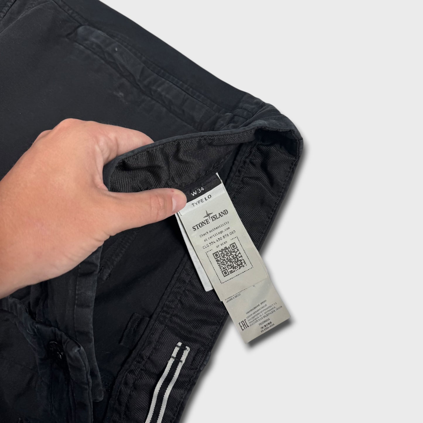 Stone Island Baggy Relaxed Fit Cargo Pants W34