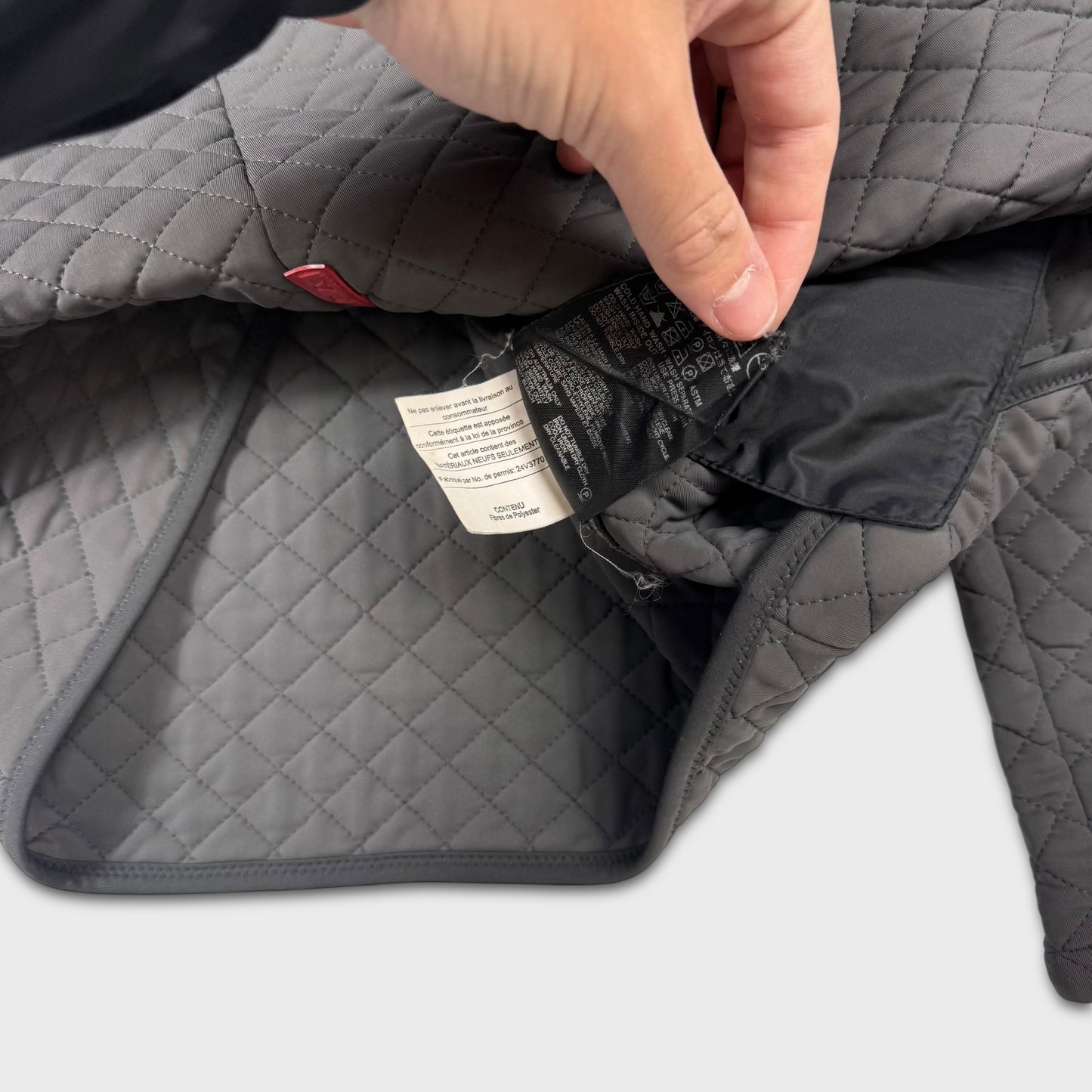 Prada Sport Textured Quilted Zip Jacket M/L