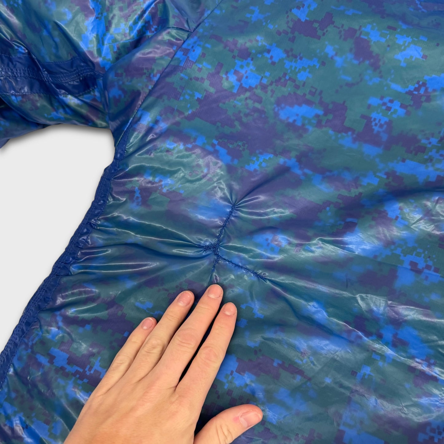 Stone Island 2007 Camo Goose Down Puffer Jacket L