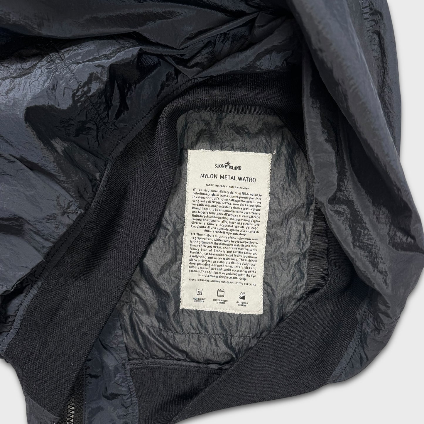 Stone Island Navy Nylon Metal Watro Jacket XL