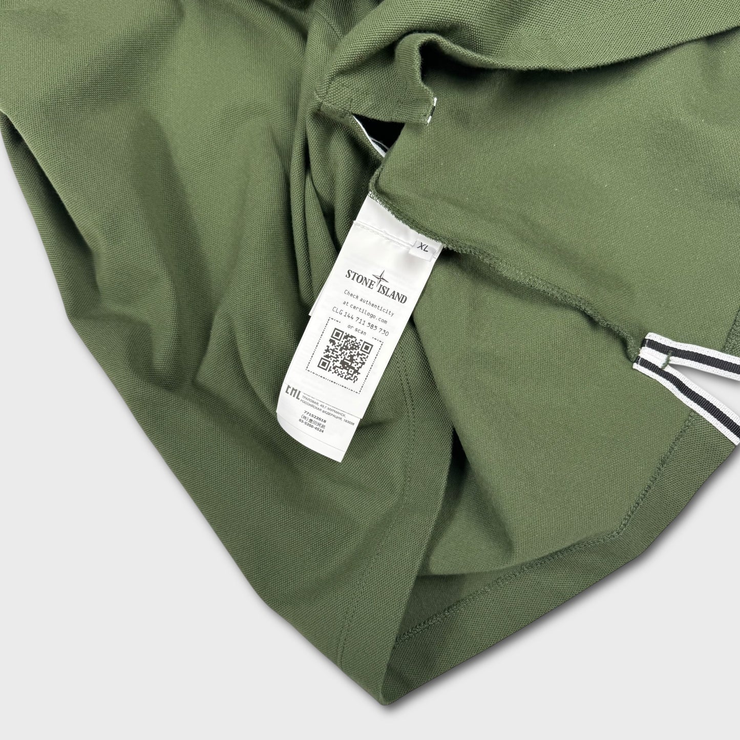 Stone Island Green Polo Shirt XL