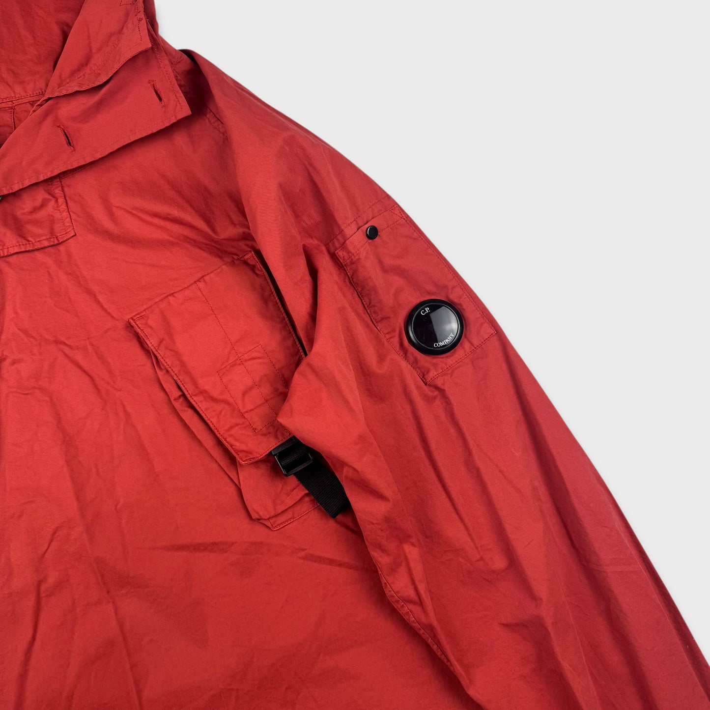 CP Company Red Pullover Smock Jacket L