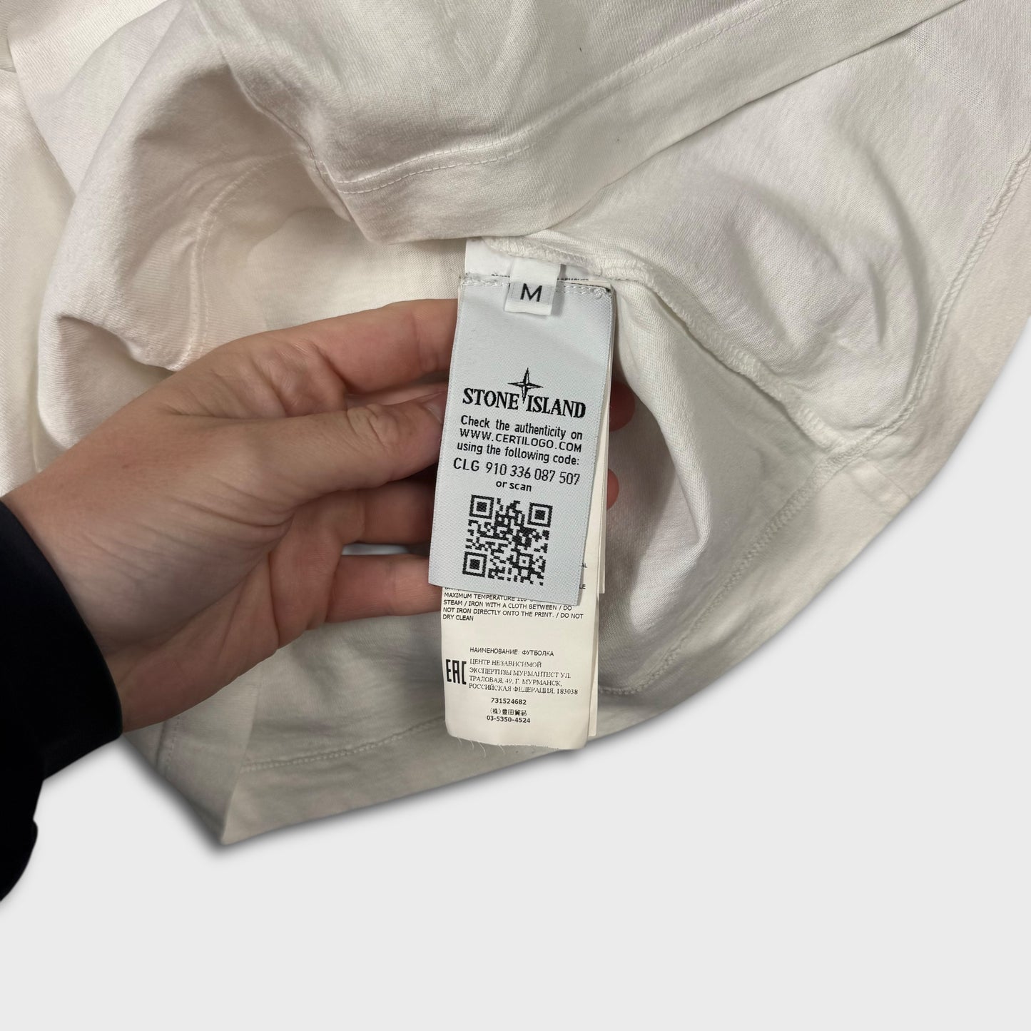 Stone Island Natural Logo T-Shirt M