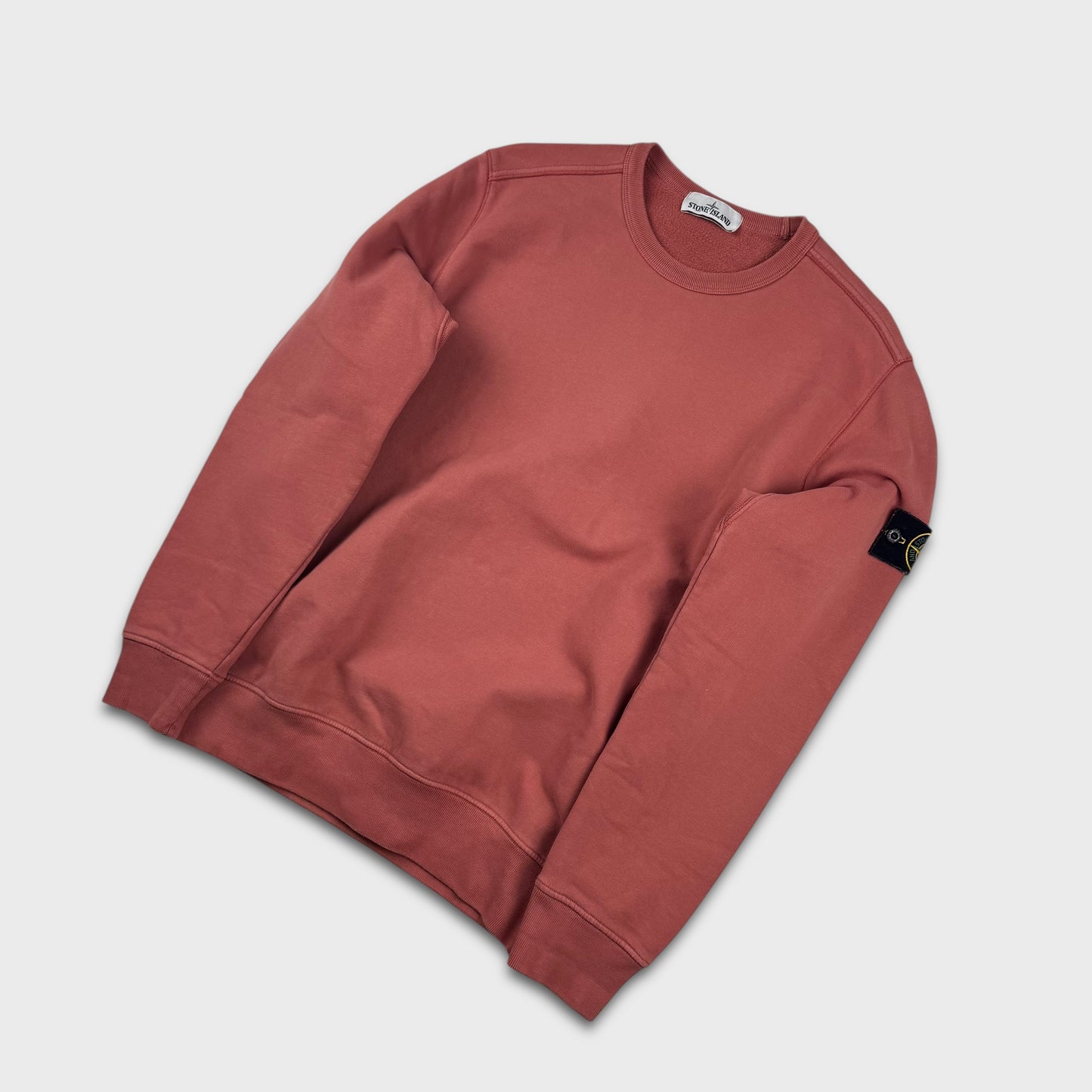 Stone Island Rust Red Crewneck L