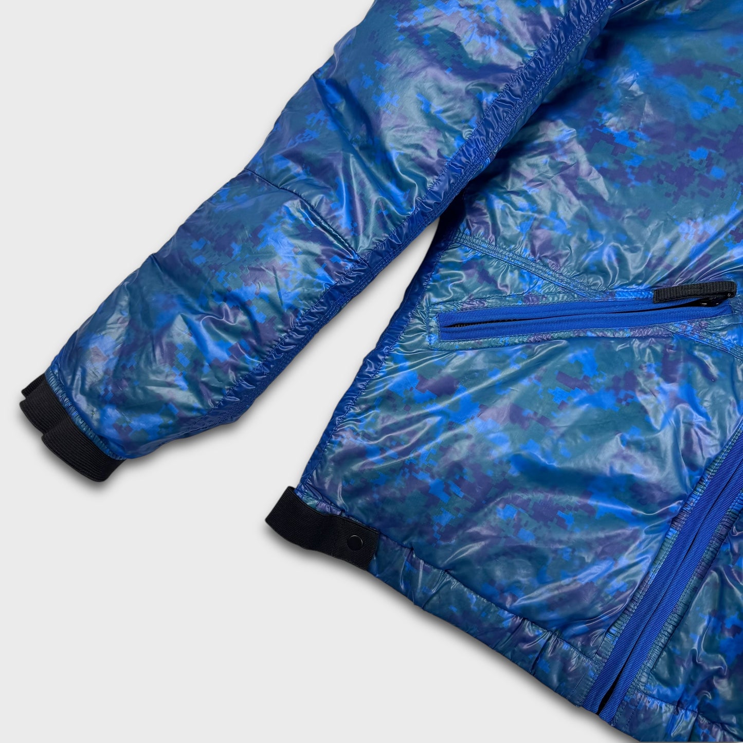 Stone Island 2007 Camo Goose Down Puffer Jacket L