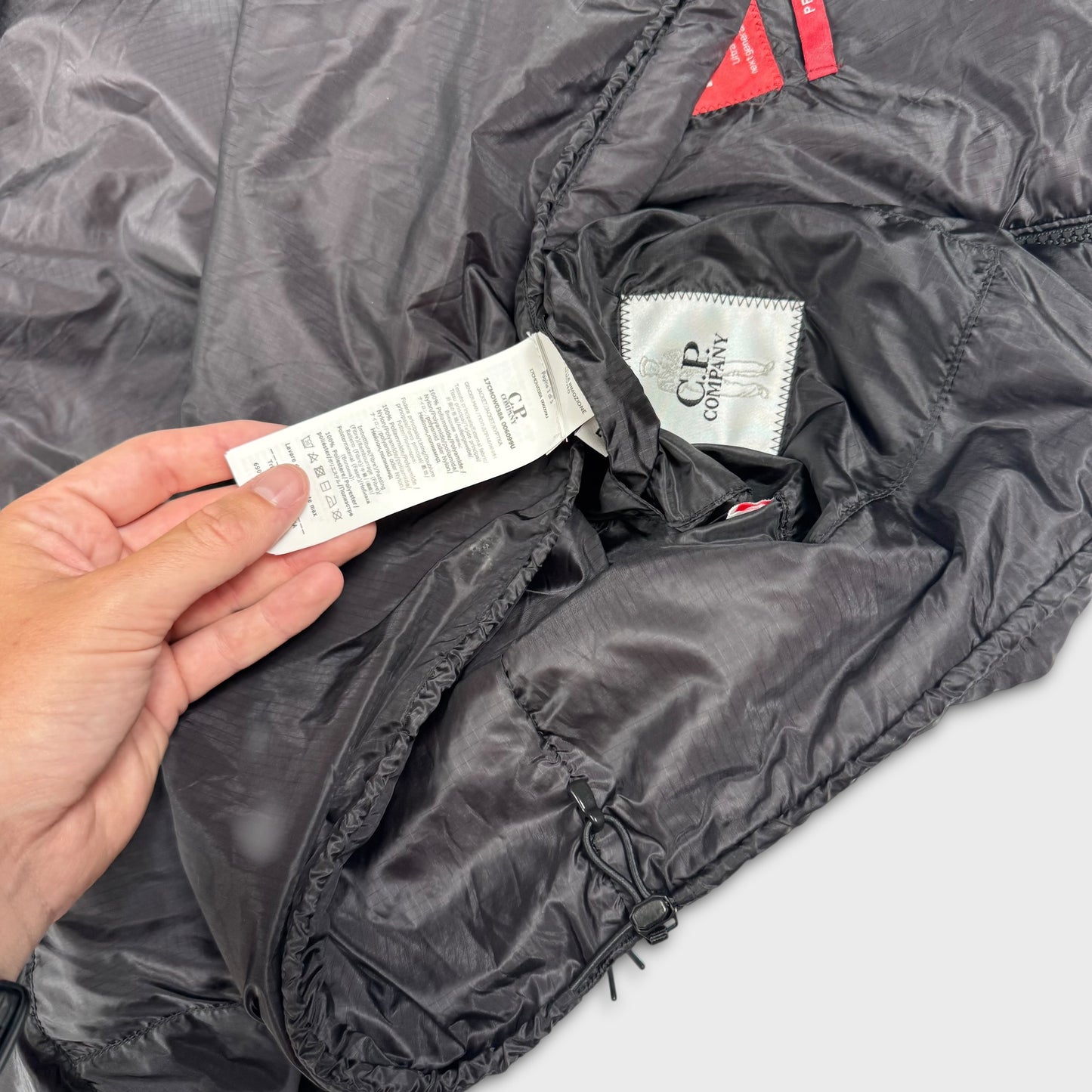 CP Company Black Lightweight NADA Shell Primaloft Jacket L