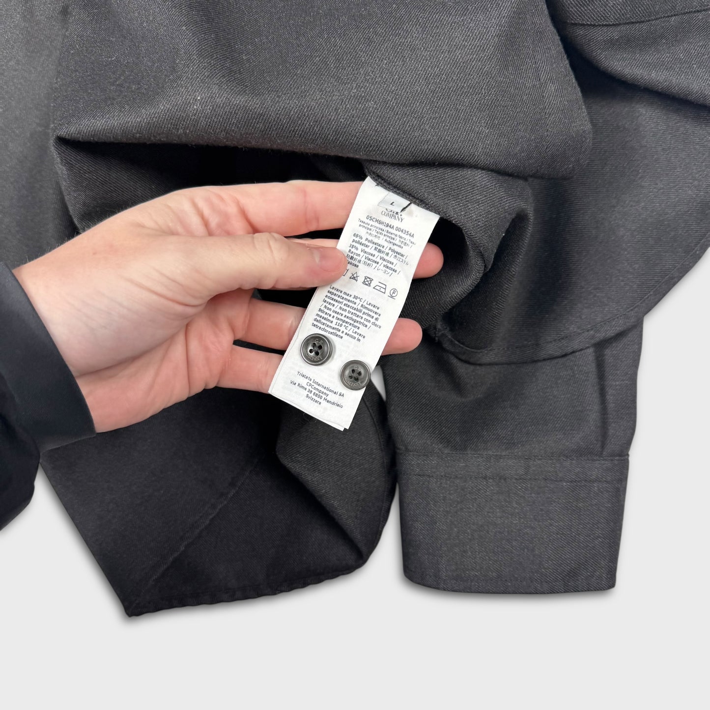 CP Company Lens Overshirt Jacket L