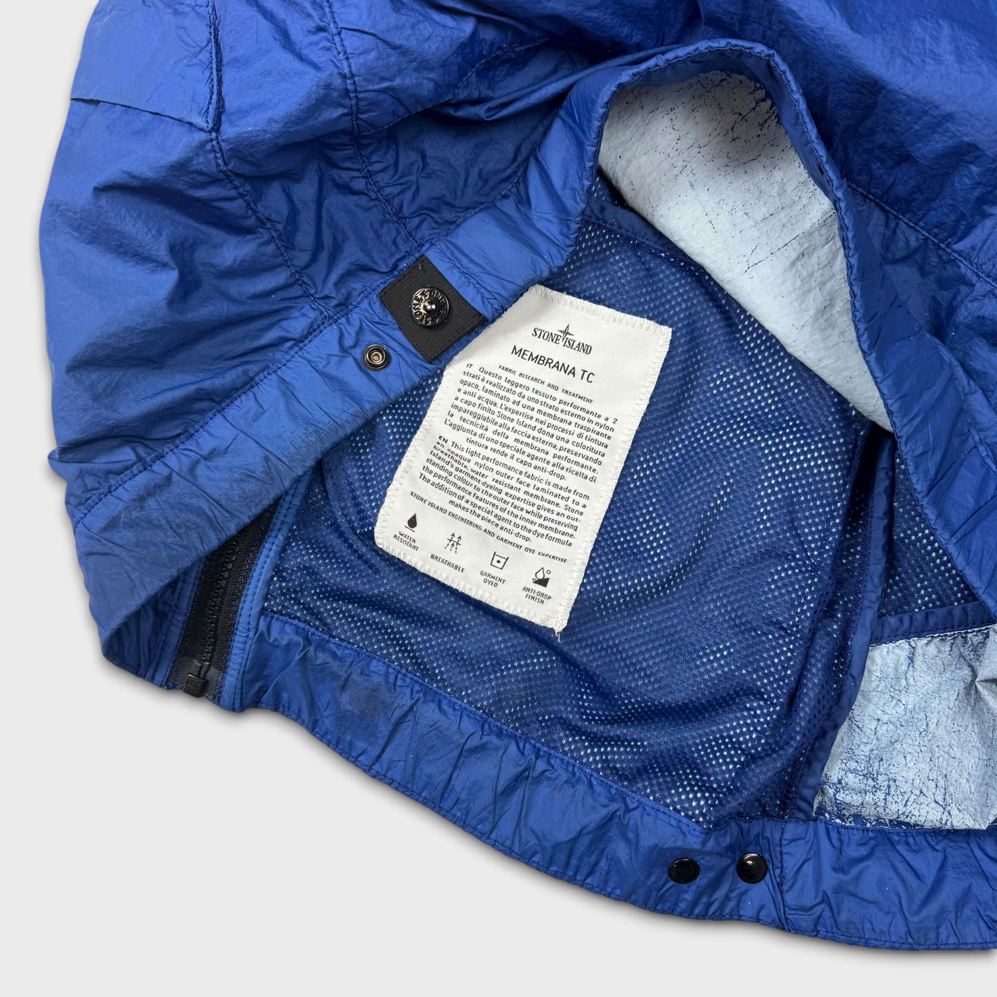 Stone Island Blue Membrana TC Jacket M