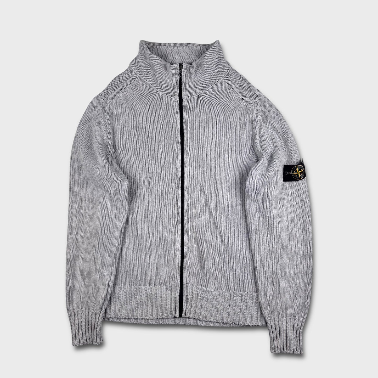 Stone Island Knit Zip Up Jumper XL
