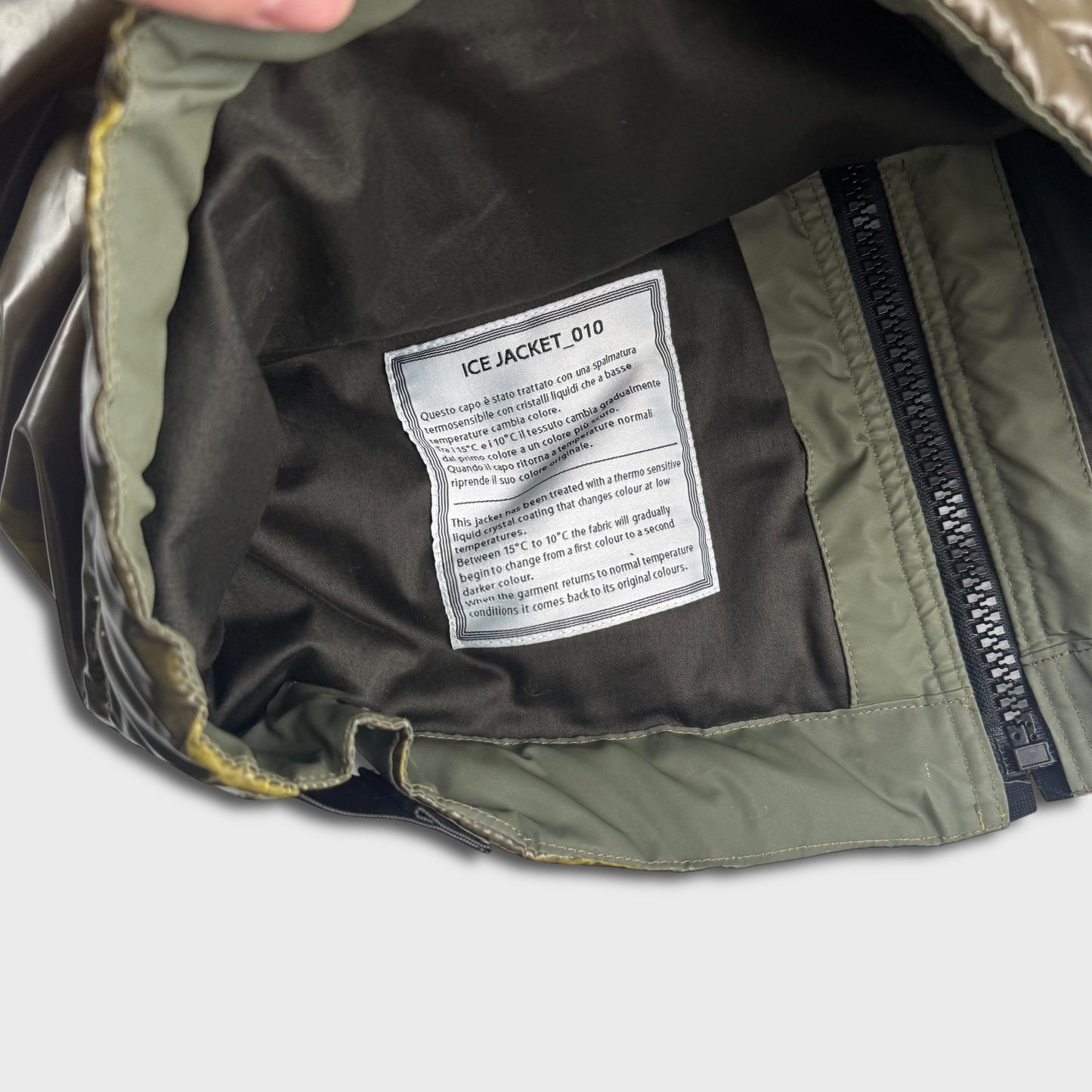 Stone Island ‘Ice Jacket’ Down Yellow / Brown M