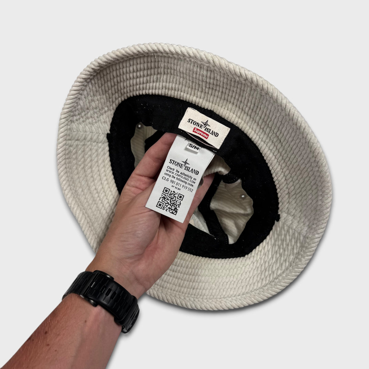 Stone Island x Supreme Corduroy Bucket Hat S/M