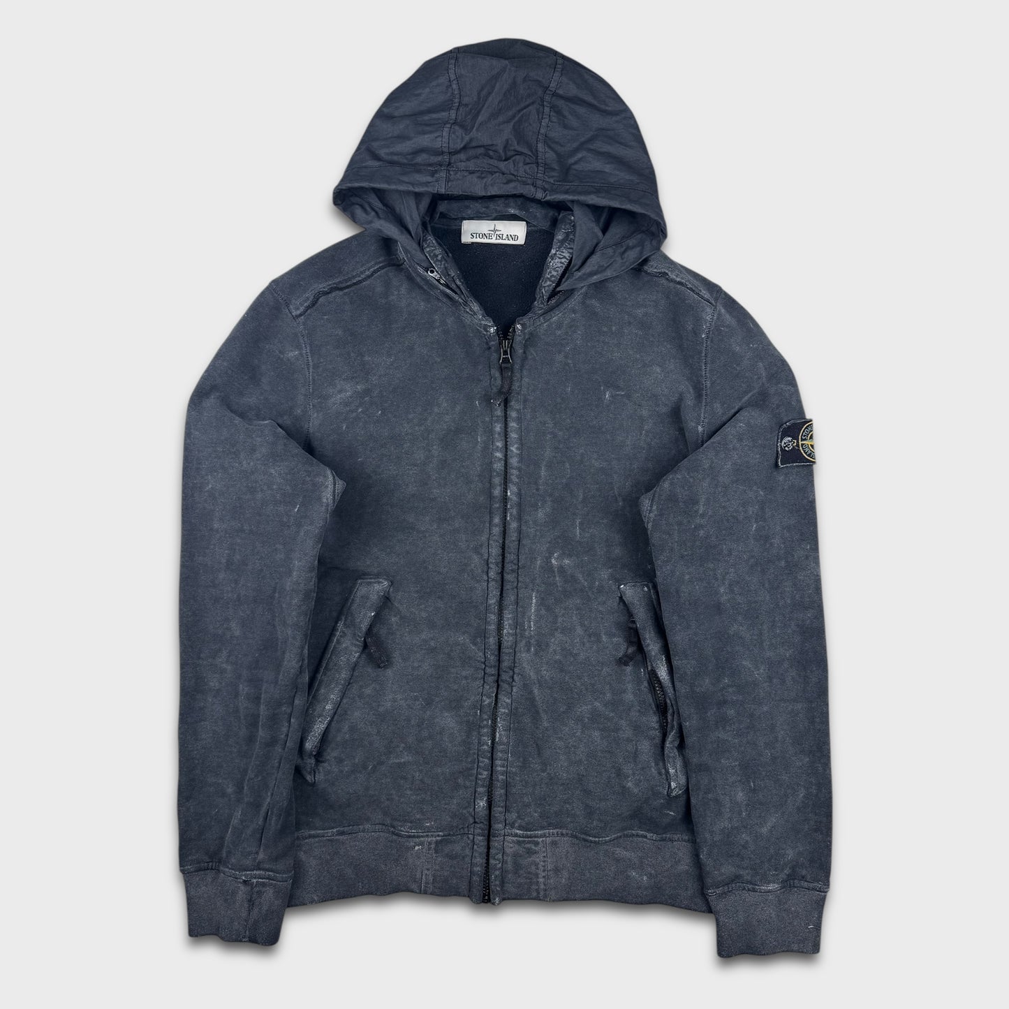 Stone Island Frost Zip Up Hoodie L