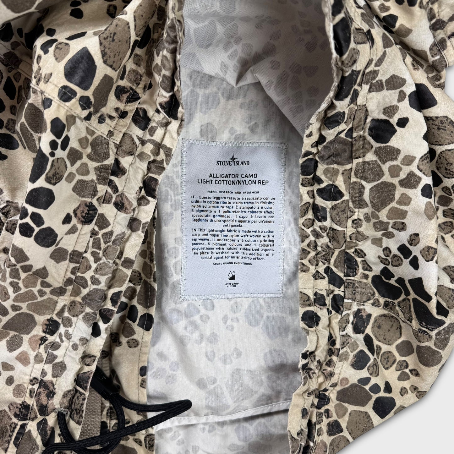 Stone Island Alligator Nylon Reps Jacket L