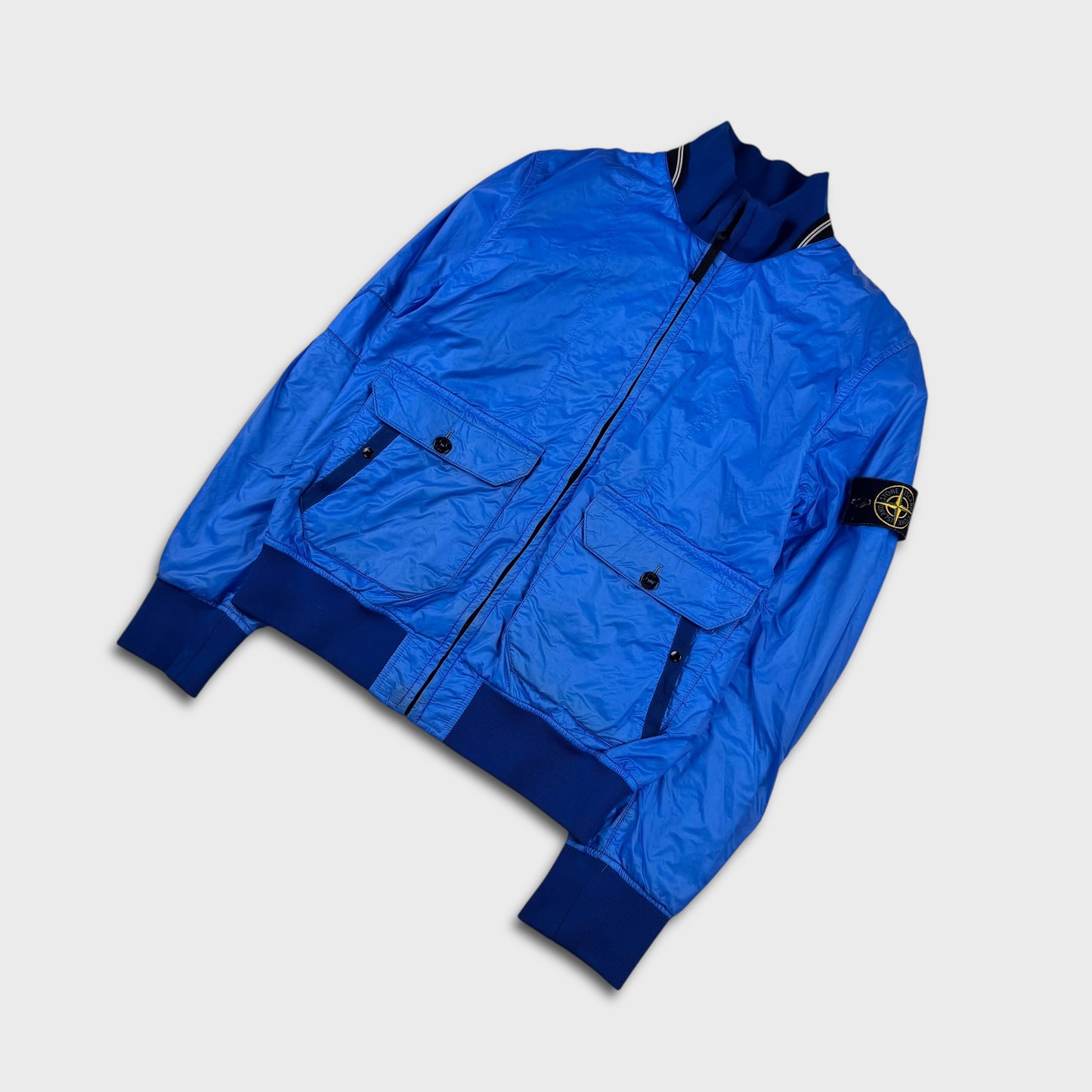Stone Island 2000’s Sky Blue Hyperlight Jacket M