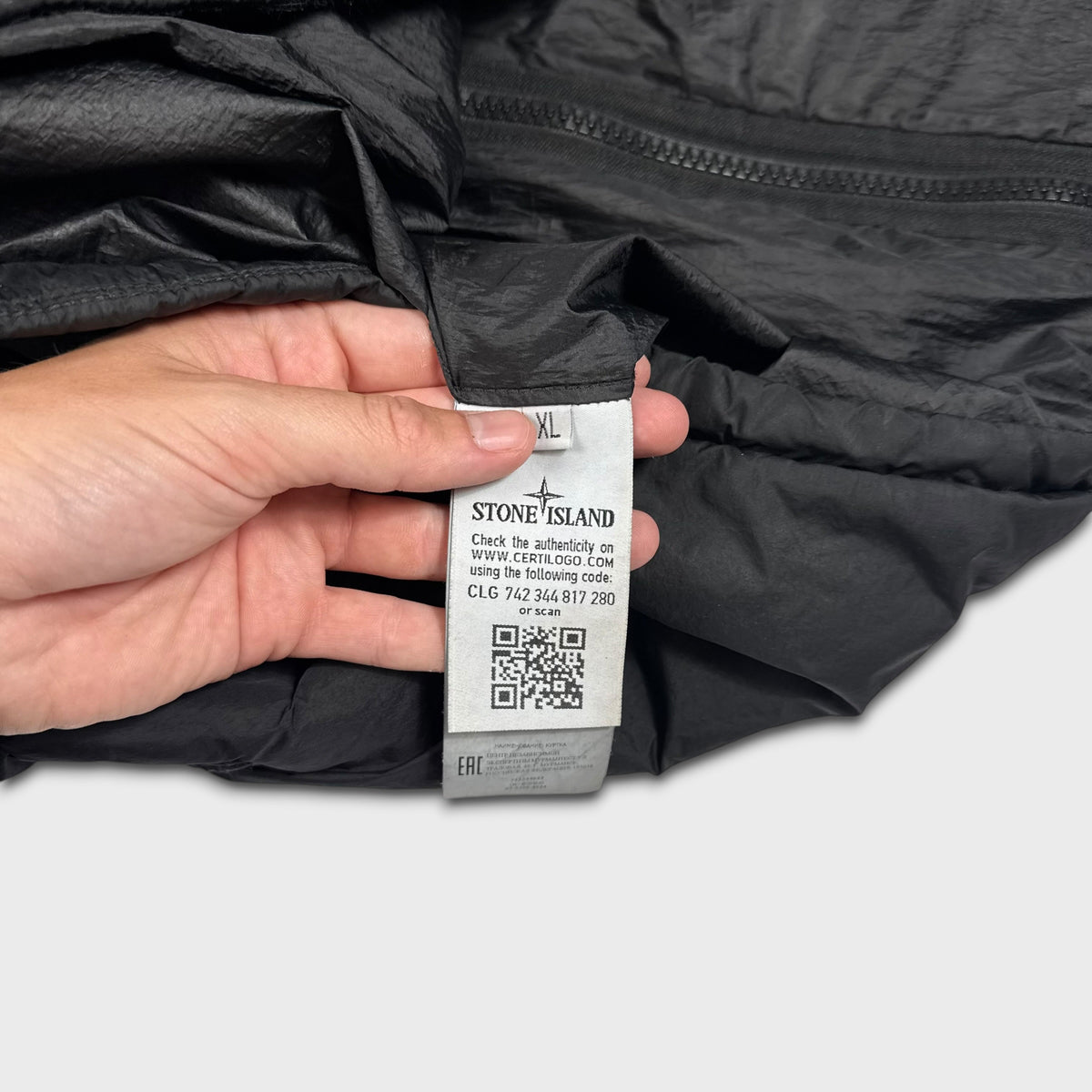Stone Island Garment Dyed Crinkle Reps Down NY Jacket XL