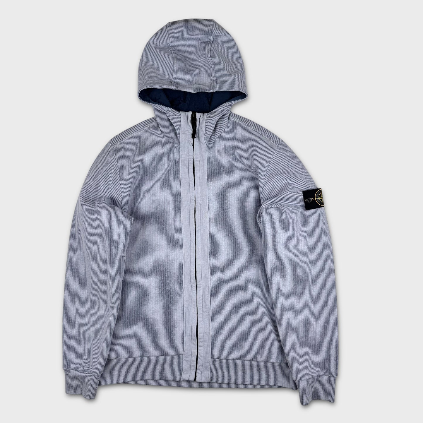 Stone Island 2023 Reversible Nylon Metal / Ribbed Cotton Jacket M