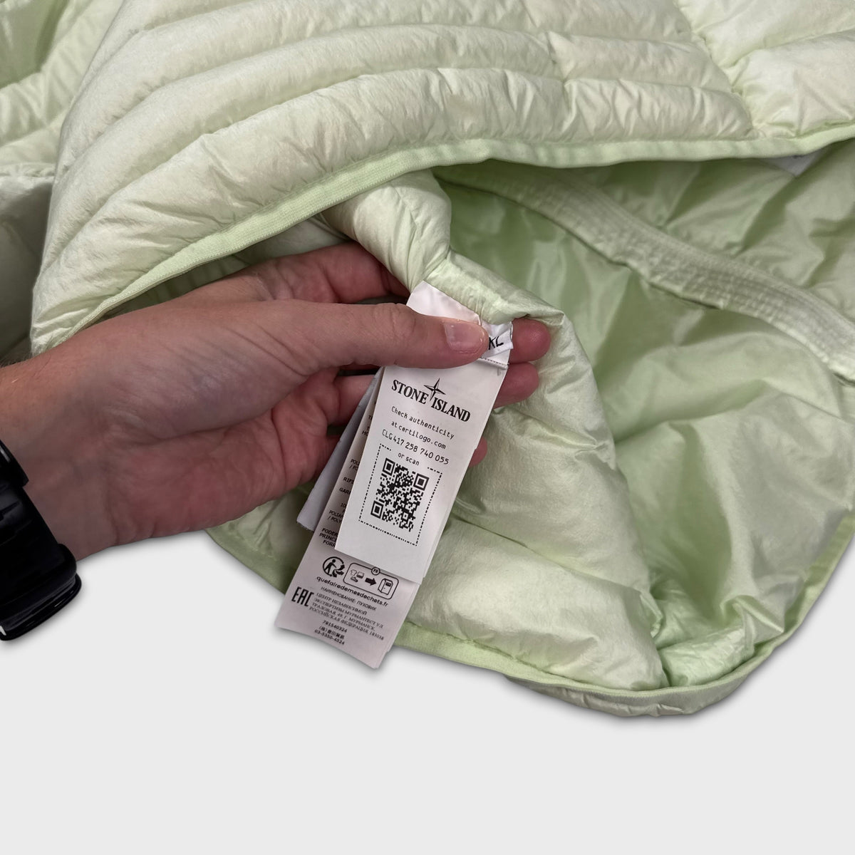 Stone Island Loom Woven Chambers R-Nylon TC Puffer Jacket XL