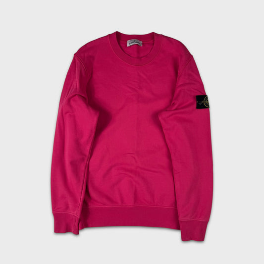 Stone Island Hot Pink Crewneck Sweatshirt M