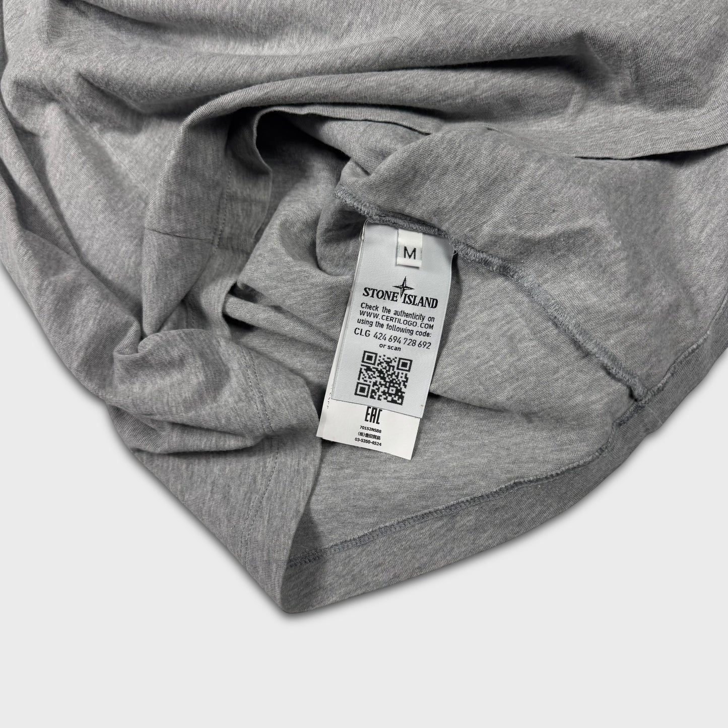 Stone Island Grey Reflective T-Shirt M