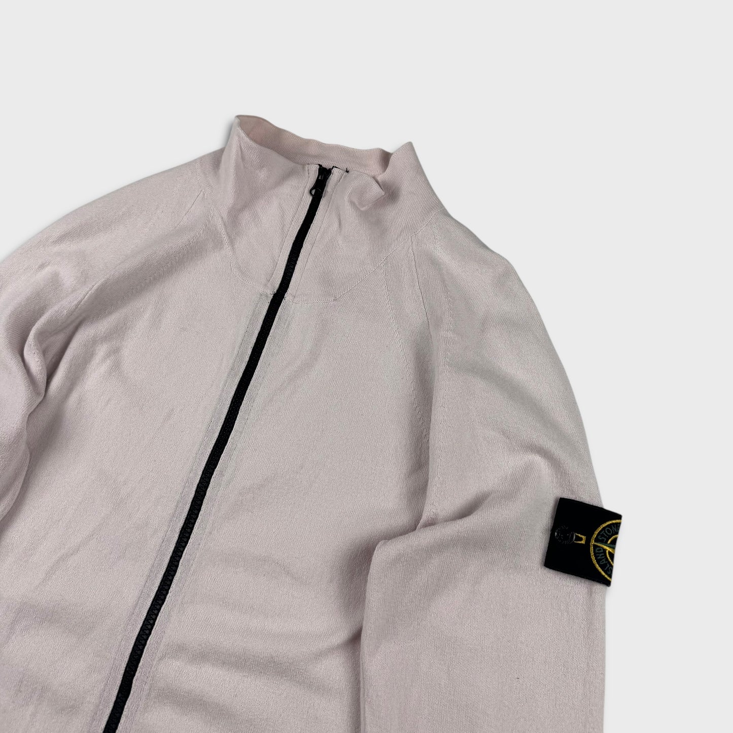 Stone Island Pale Pink Cardigan Zip Up M