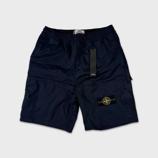 Stone Island Navy Cotton Cargo Shorts BNWT W32