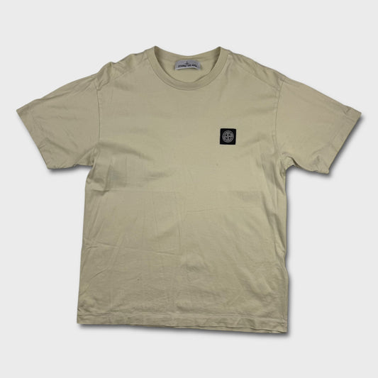 Stone Island Pale Yellow / Green Compass T-Shirt M