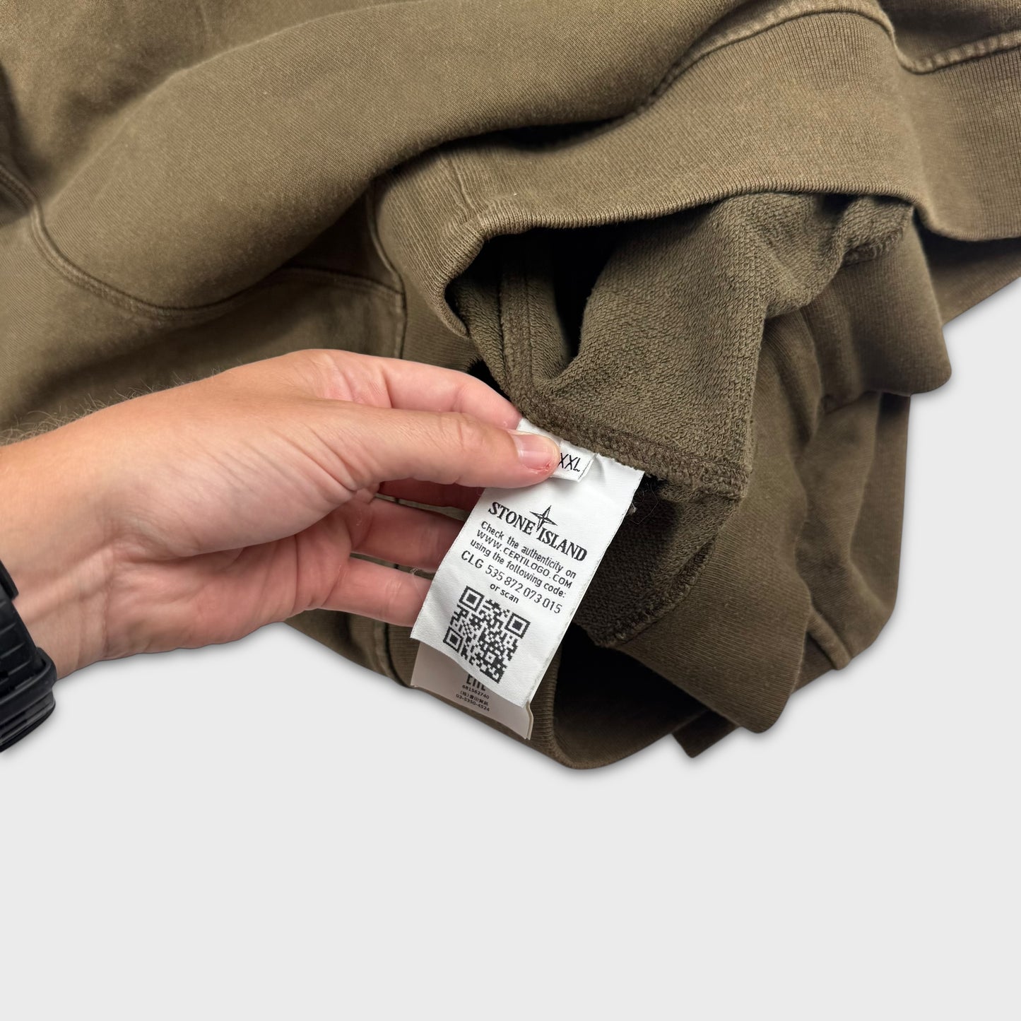Stone Island Deep Olive Crewneck XXL
