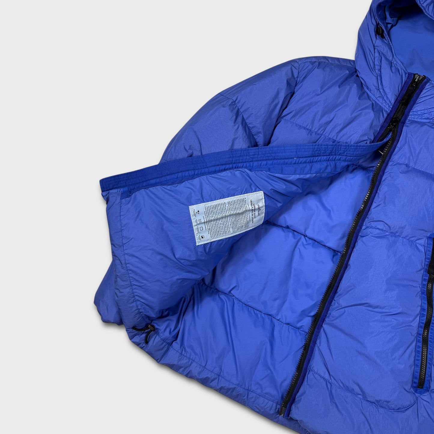 Stone Island Royal Blue Crinkle Reps NY Down Jacket XXL