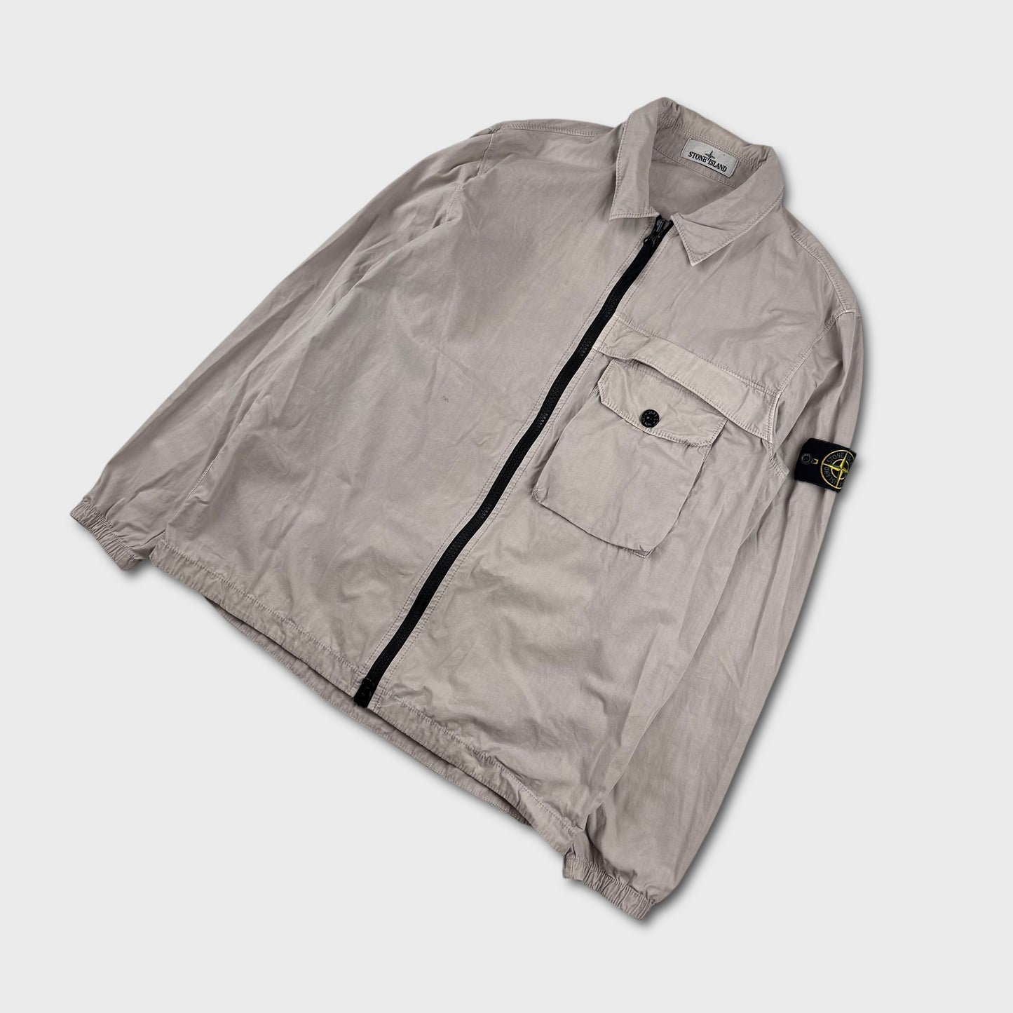 Stone Island ‘Natural’ Full Zip Overshirt XL