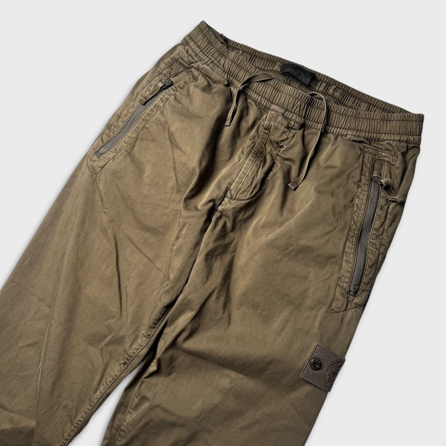Stone Island Green Ghost Cargo Pants W30