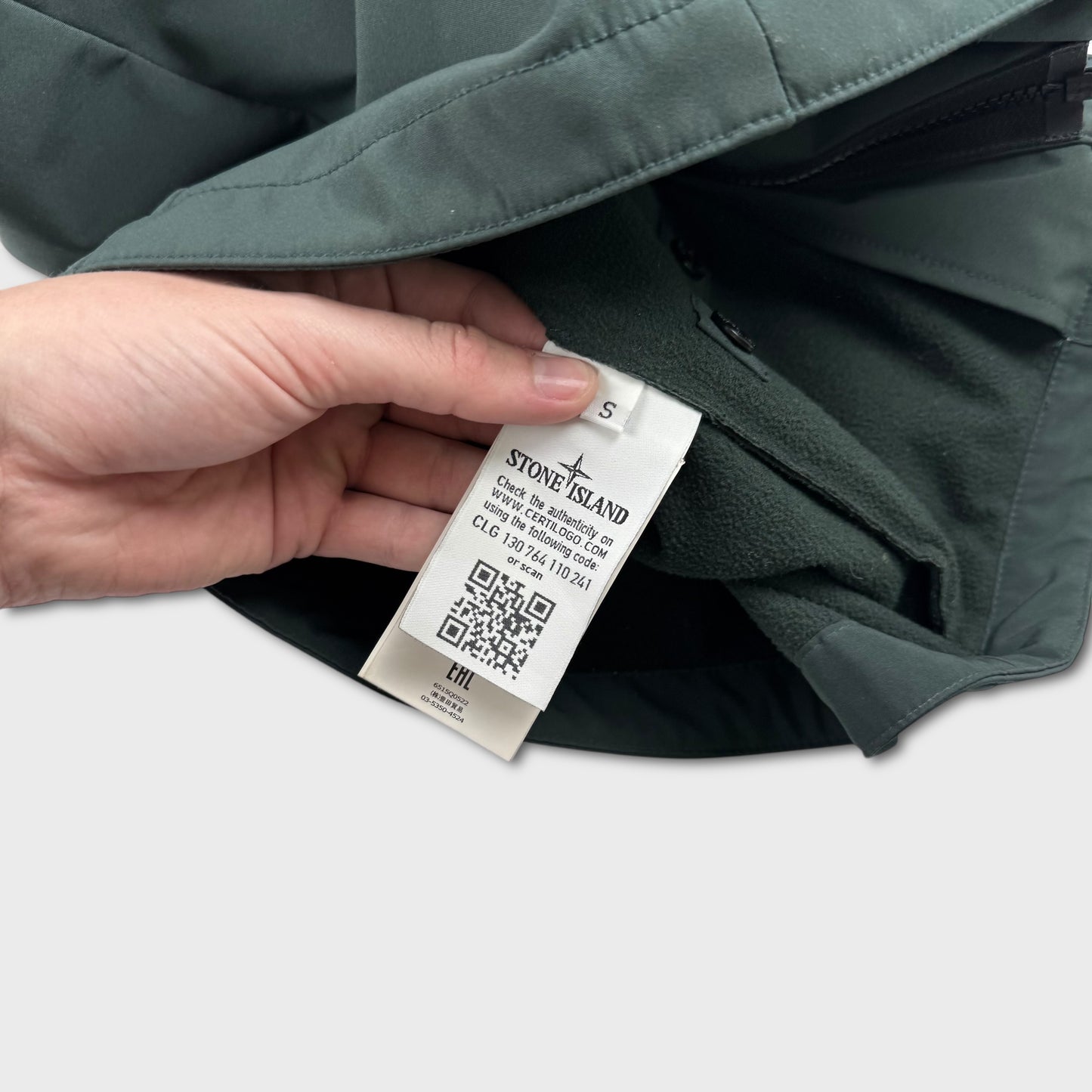 Stone Island Petrol Green Soft Shell-R Jacket S