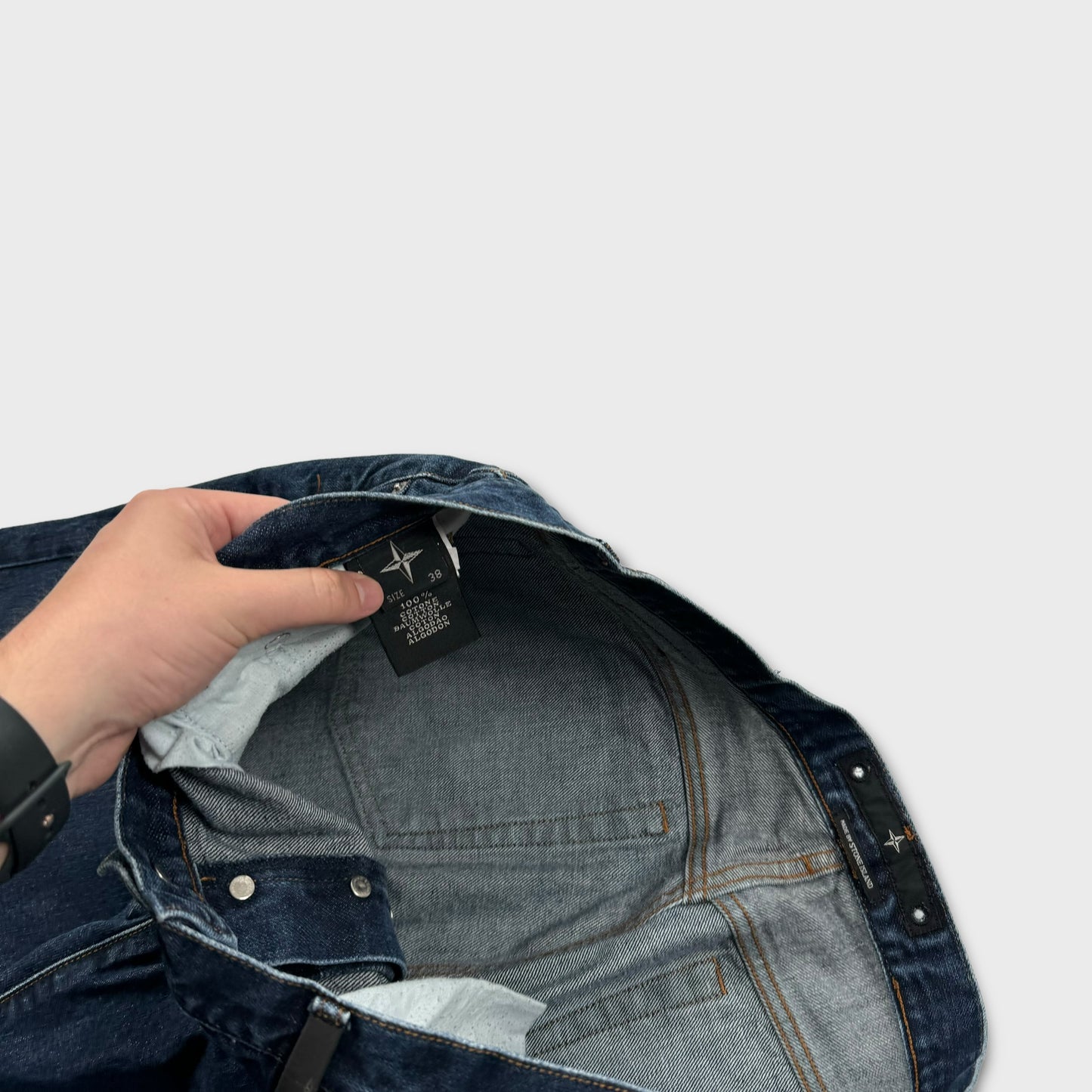 Stone Island Mid Blue Denim Jeans W38