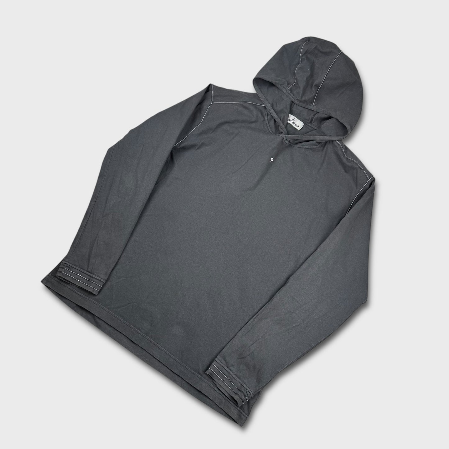 Stone Island Stellina / Spellout Hooded Top L