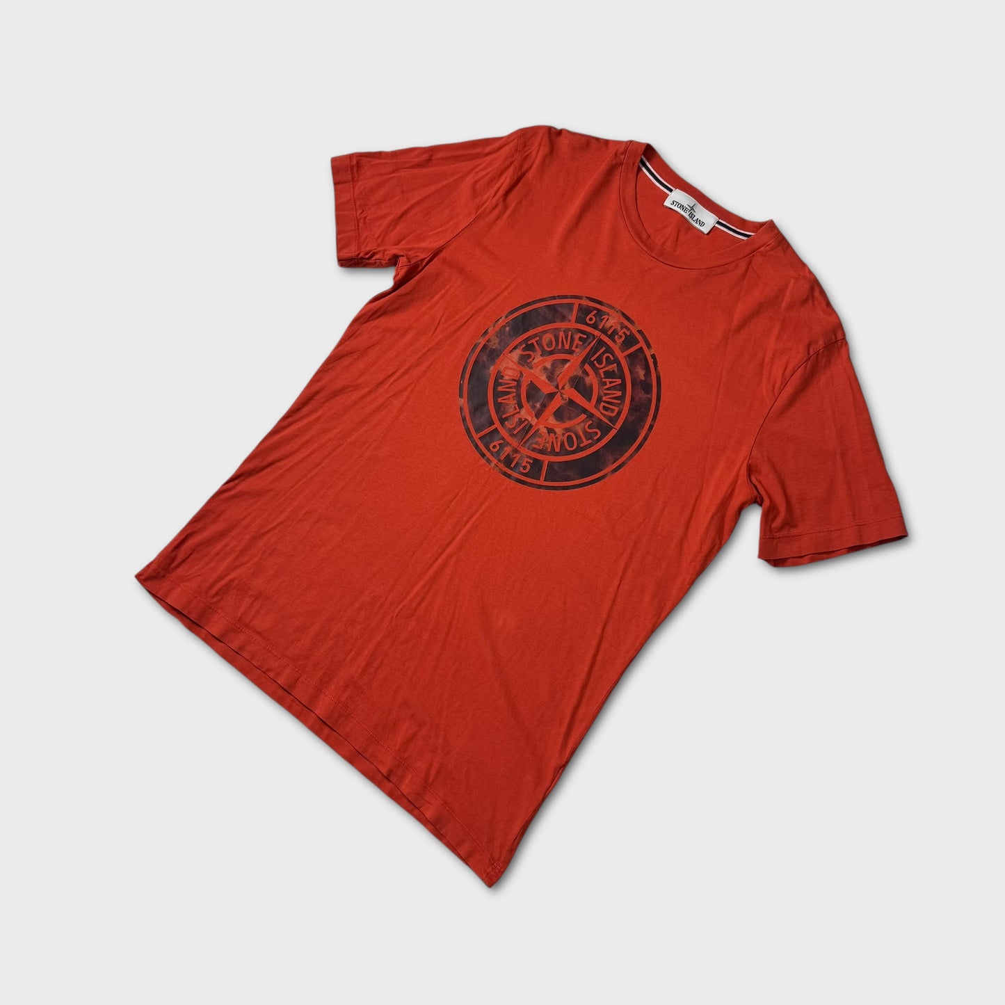 Stone Island Compass Logo Graphic T-Shirt L