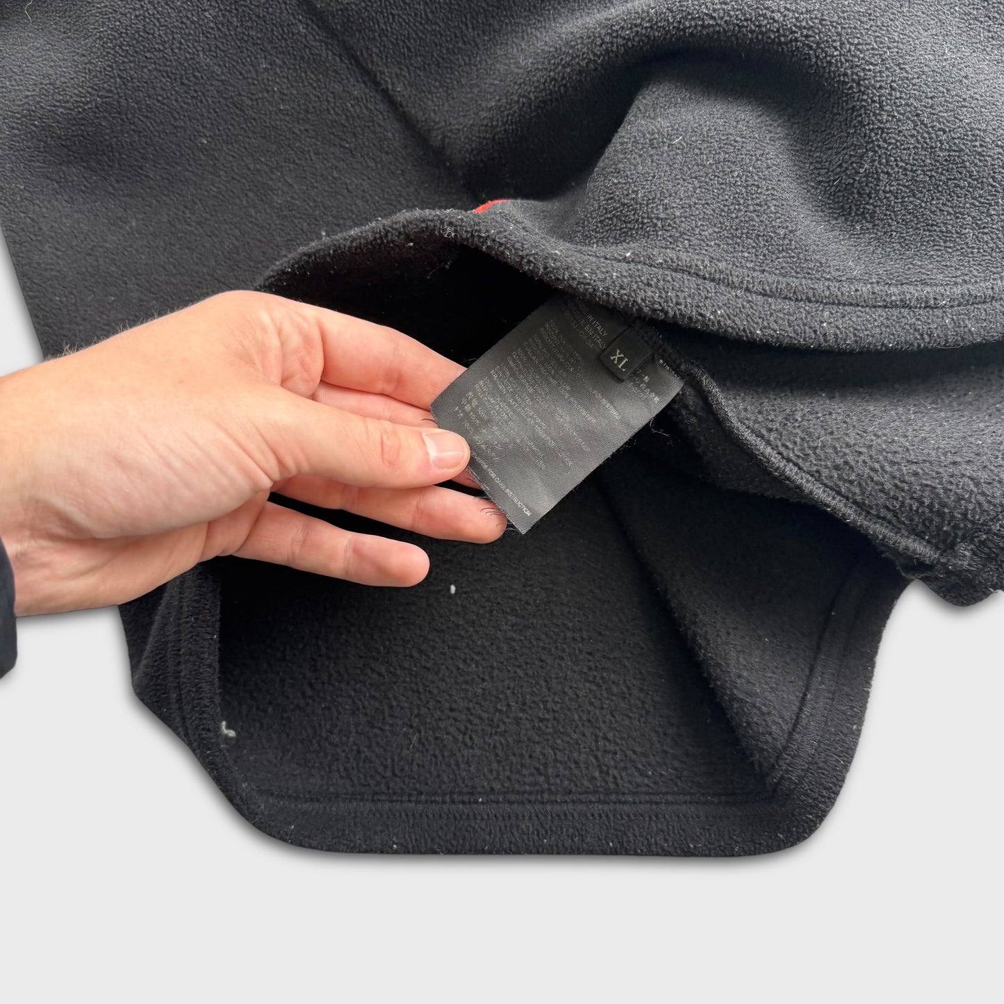 Prada Sport Black Full Zip Fleece Jacket XL