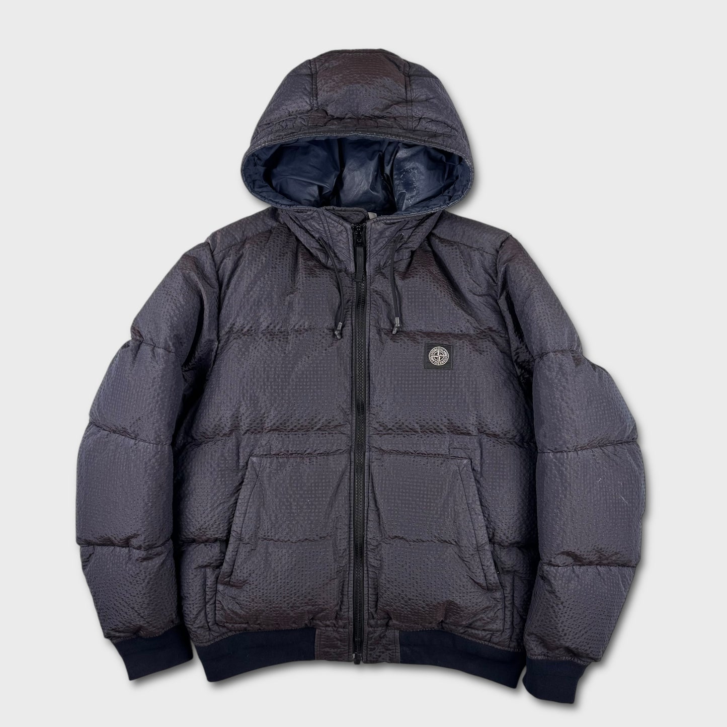 Stone Island Purple Poly Colour Down Frame-TC Puffer Jacket M