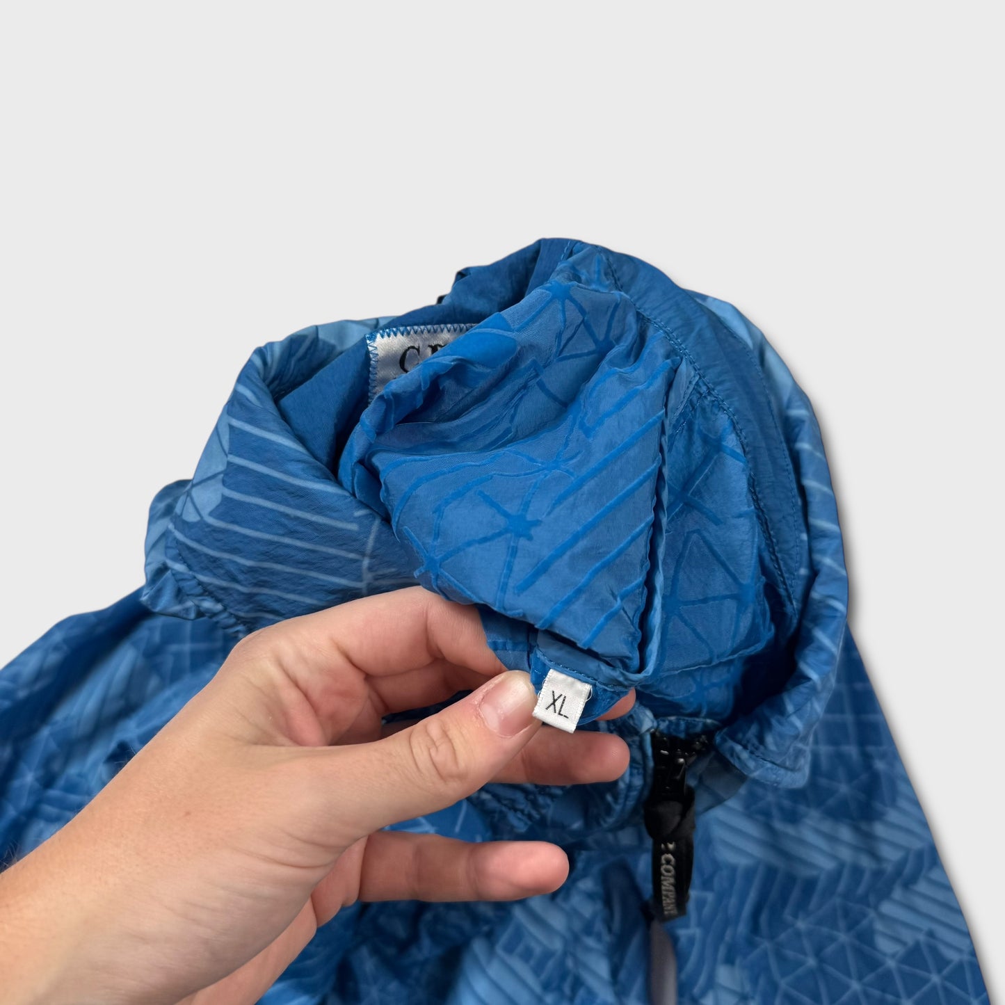 CP Company Blue Camo Net Overshirt Jacket XL