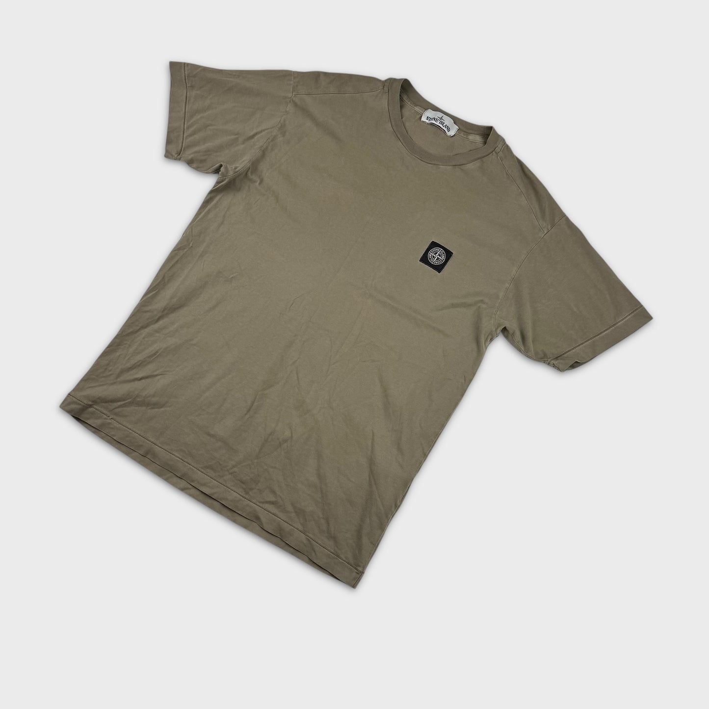 Stone Island Olive Compass T-Shirt L