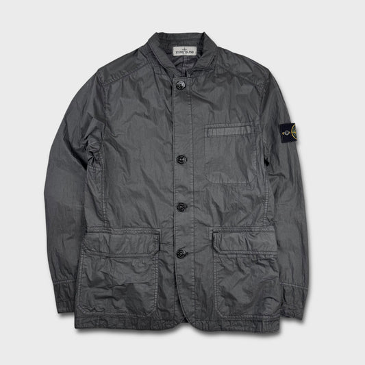 Stone Island Charcoal Grey ‘Mussola Watro’ Jacket L