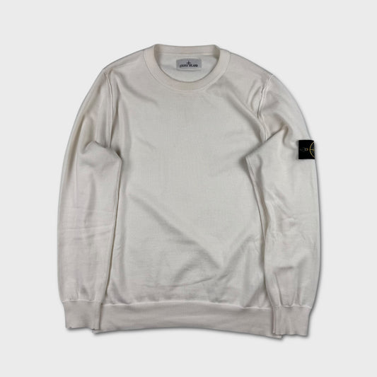 Stone Island White 2023 Knit Jumper XL