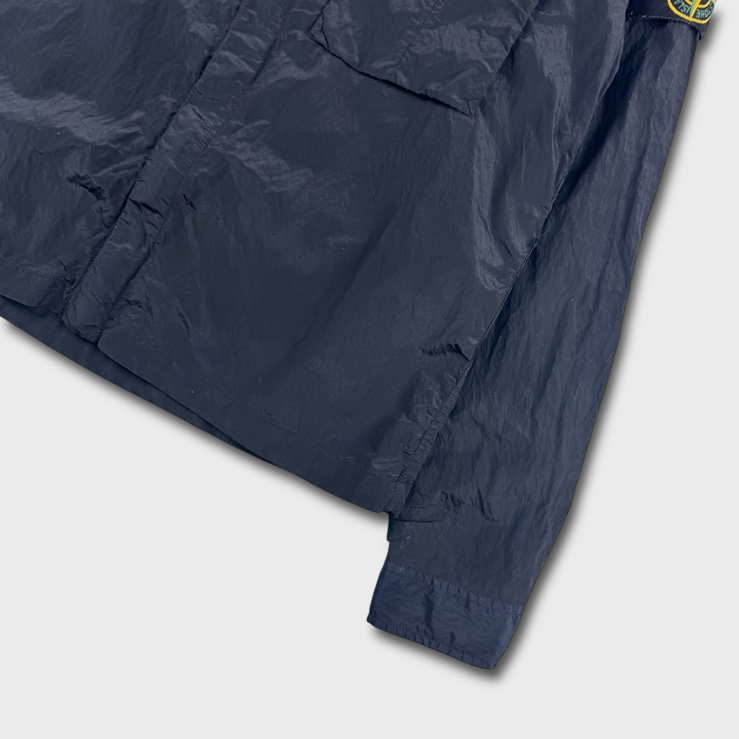 Stone Island Dark Navy Nylon Metal Overshirt L